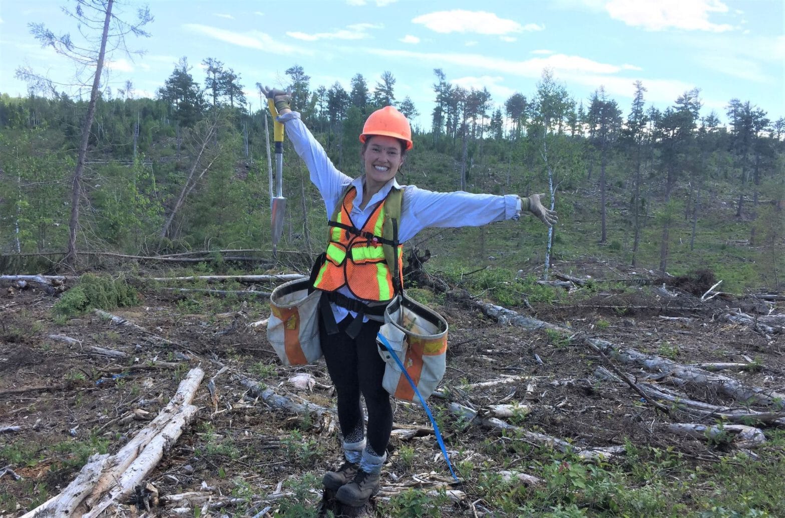 Planter smiling with arms outstretched